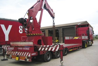 Crane trailer