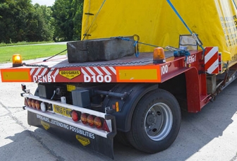Rear steering axle