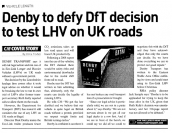 Commercial Motor Magazine Article - November 09