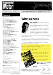 Commercial Motor Magazine Page 3 - November 09