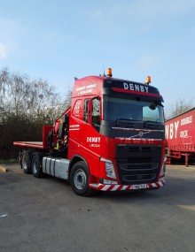Our new arrival - Volvo fitted with a Fassi 820RA crane