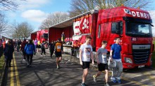 Lincoln 10k Run - providing luggage storage for the runners